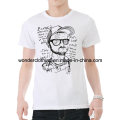 Wholesale Hot Cutton Printing Round Neck Fashion Men T-Shirt